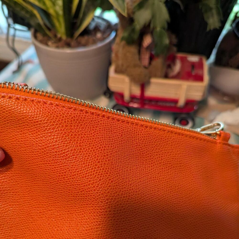 Unbranded Women's Orange and Brown Bag